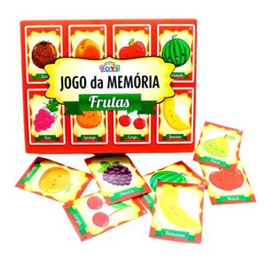 Jogo da Memória Frutas 0548A Mini toys - UN