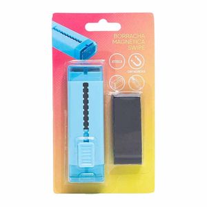 Borracha com Capa Magnética Retrátil Azul 0130 Maxprint - UN
