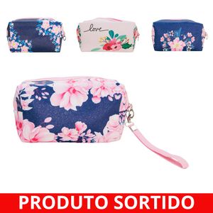 Necessaire com Zíper Florais HN81559 Interponte - UN