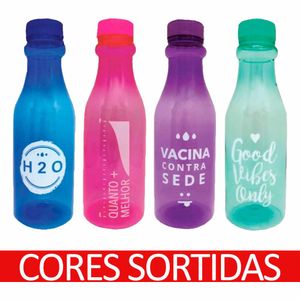 Garrafa Plástica 500ml Frases Sortida 4117 Ditoy - UN
