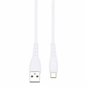 Cabo USB Tipo C 2,4 2 Metros Branco CA227 Mtech - UN