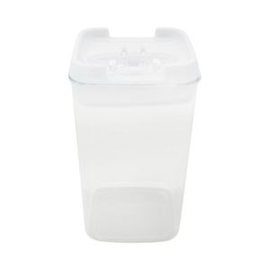 Pote Plástico Quadrado 800ml com Tampa 1614 Amigold - UN