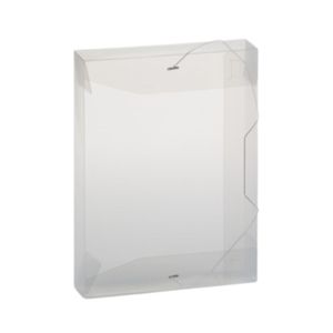 Pasta Plástica Aba Elástica A50 (5cm) Transparente 1254 Plascony - UN