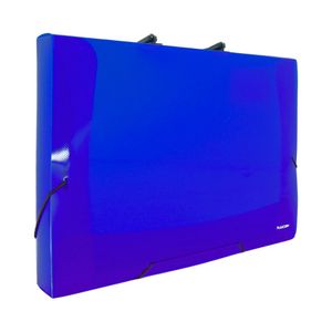 Maleta PVC 40mm Aba Elástica Oficio ME40AZ Plascony - UN