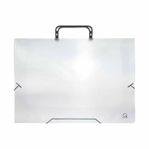 Maleta PVC 4cm com Fecho Oficio Transparente 1239 Plascony - UN