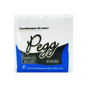 Guardanapo 20x20cm 0024 Pegg - 50FLS