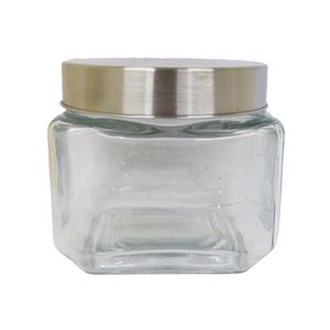 Pote de Vidro 800ml com Tampa Inox 16032 Casita - UN