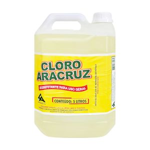 Hipoclorito de Sódio (CLORO) 5 litros 3% Cloro aracruz - LT