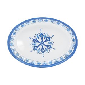 Travessa Melamina Decorada 21,5x15,5cm EG7847 Fu xing - UN