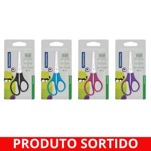 Tesoura Escolar 4'' Inox Sortida 0144 Tramontina - UN