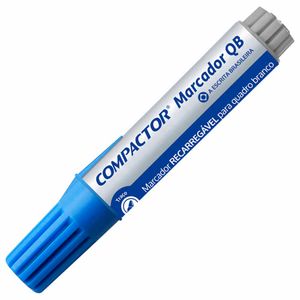 Pincel Marcador para Quadro Branco Recarregável Azul 0001 Compactor - 12UN