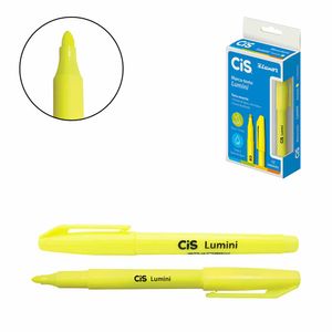 Caneta Marca Texto Lumini Amarelo 47700 Cis - 12UN