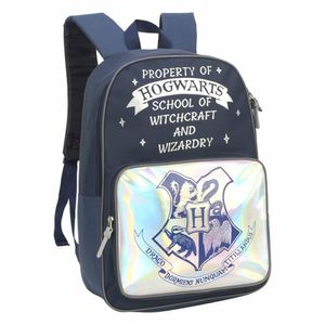 Mochila Juvenil Harry Potter Azul MS46228HP Luxcel - UN