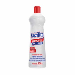 Álcool Gel 46,2° 500g 500ml Neutro 9102 Audax - UN