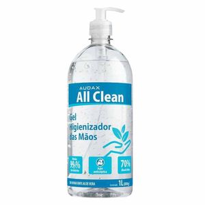 Álcool Gel 70° 1 Litro Pump Neutro 1144 Audax - UN