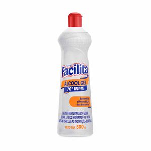 Álcool Gel Hidratado 70° 500g 500ml 9154 Audax - UN