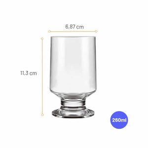 Copo Vidro Casual 260ml J400 Nadir - UN