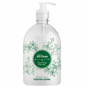 Sabonete Liquido 500ml Pump Orquídea Branca 1172 Audax - UN