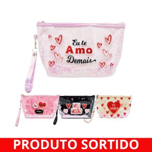 Necessaire com Zíper Amor Sortido F0829 Fwb - UN