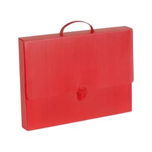 Maleta Plástica Alveolar 4,8cm Vermelho 4211 Polycart - UN