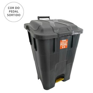 Lixeira Plástica 60 Litros com Pedal Verde 6002 Antares - UN