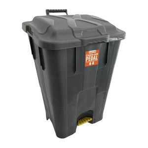 Lixeira Plástica 60 Litros com Pedal Verde 6002 Antares - UN