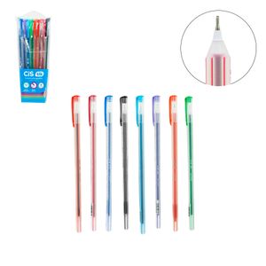 Caneta Esferográfica Tik Gel 0.7mm Cores 57727 Cis - 8UN