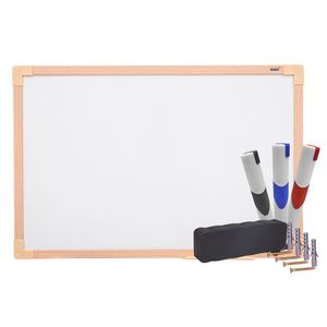 Quadro Branco 40x30 Moldura Madeira Soft 4000 Stalo - UN