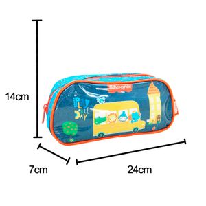 Estojo Escolar Fisher Price Azul 3968 Luxcel - UN