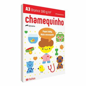 Papel Chamequinho A3 Branco 180g/m² CEQ180CA3 Chamex - 50FL