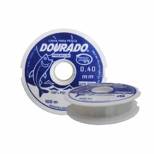 Linha Nylon 0.40mm Premium 100m Branco 1B040 Dourado - UN