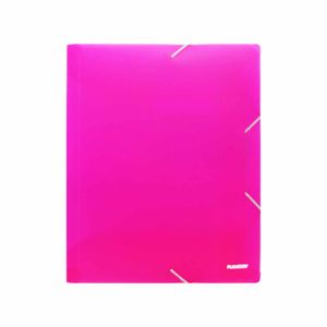 Pasta Plástica Aba Elástica A20 2cm Neon Rosa 1297 Plascony - UN