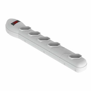 Filtro Linha 5 tomadas Bivolt 1.2m Branco QFL5B Qualitronix - UN