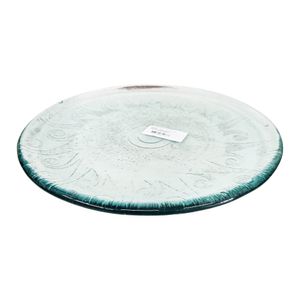 Prato para Bolo Vidro 28,5cm Redondo Flor 00140 Viva - UN