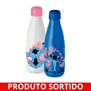 Garrafa Plástica 600ml Squeeze Paris Stitch 0332 Plasduran - UN