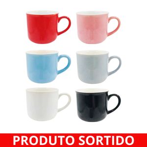 Caneca Cerâmica 90ml 8050 Casita - 6UN