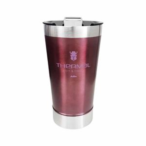 Copo Térmico com Tampa Thermal 473ml Vinho 36894 Thermal - UN