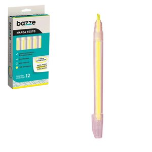 Caneta Marca Texto Amarelo 7947 Bazze - 12UN