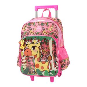 Mochila de Rodinhas Up4you Pink Girafa IC39942UP Luxcel - UN