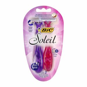 Barbeador Descartável Soleil 3 Lâminas 9463 Bic - 2UN