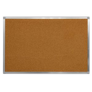Quadro de Aviso 70x50 Cortiça Moldura Alumínio 8174 Stalo - UN