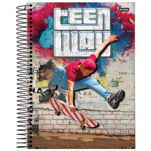 Caderno Universitário 20x1 400 Folhas Teen Way Sortido 59444 Jandaia - 2UN