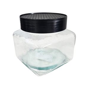 Pote Vidro 1 Litro com Tampa Quadrado 00045 Viva - UN