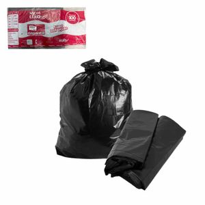 Saco Lixo 100 Litros 75x90 Preto 2,00kg M4 2295 Rl industria - 100UN