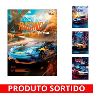 Caderno Brochura Capa Dura 48 Folhas X-Racing 0966 Tilibra - 5UN