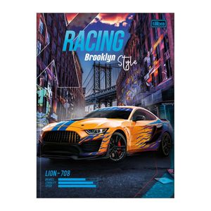 Caderno Brochura Capa Dura 48 Folhas X-Racing 0966 Tilibra - 5UN