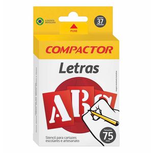 Gabarito Letras e Números 75mm 0111 Compactor - UN