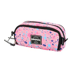 Estojo Escolar Triplo Up4you Pink ET55052UP Luxcel - UN