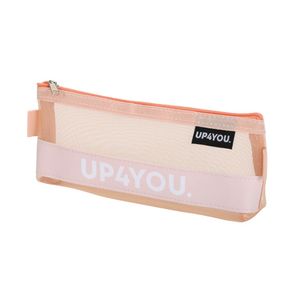 Estojo Escolar Up4you Salmão Telado ET55046UP Luxcel - UN