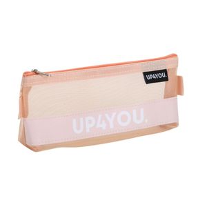Estojo Escolar Up4you Salmão Telado ET55046UP Luxcel - UN